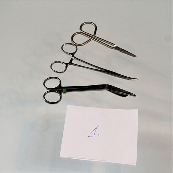 3 Vet Scissors Surgical Instruments Veterinarian Canine Feline Lot #1 - Picture 5 of 5
